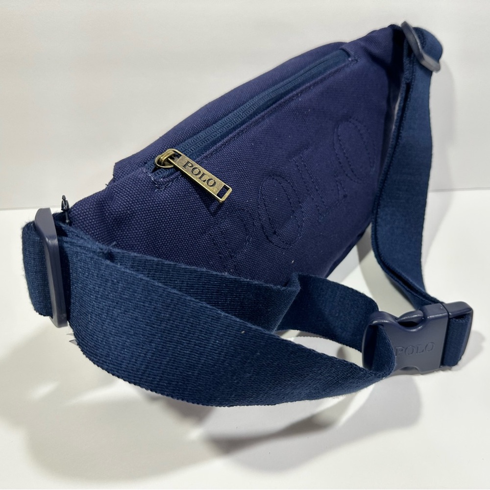 Polo by Ralph Lauren Blue Belt Bag with Flag Details - Picture 3 of 16